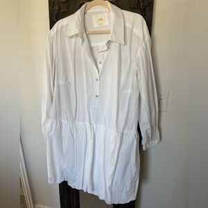 Maeve Bubble Hem shirt dress size 1x